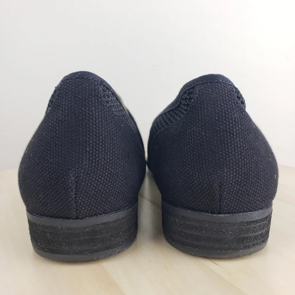 Dr. Scholls Wedge Slip On Shoes Sz 8 Dawn It Black Comfort Casual Comfy Career - Picture 3 of 8